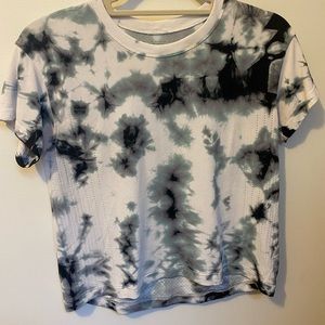 lululemon train to be cropped shirt